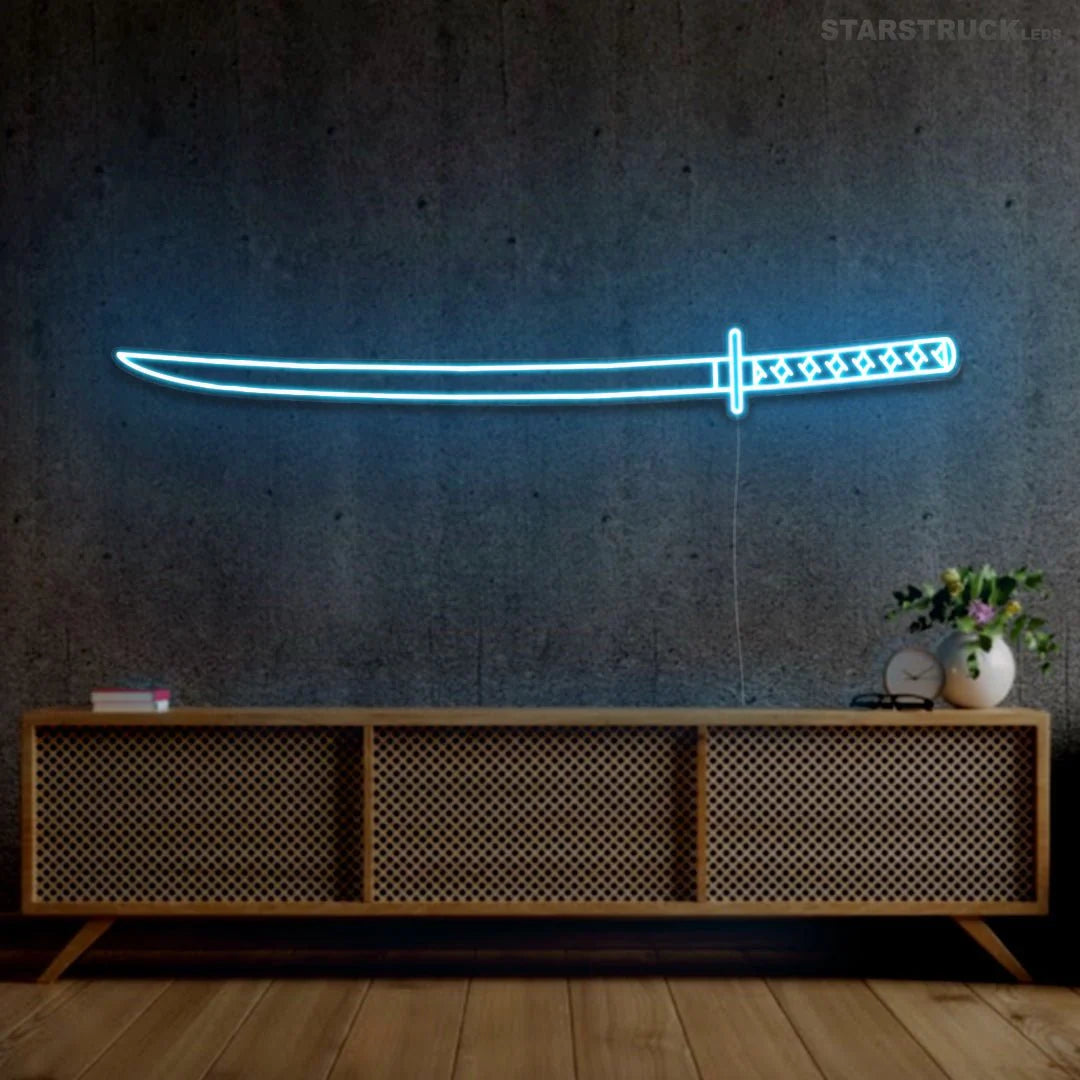 Samurai Serenity: Katana Shaped Lamp Collection