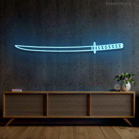 Samurai Serenity: Katana Shaped Lamp Collection